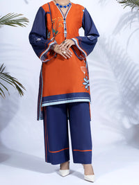 Orange Lawn 2Pc Unstitched - ALP-2PS-1331