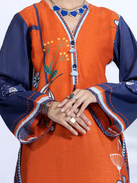 Orange Lawn 2Pc Unstitched - ALP-2PS-1331