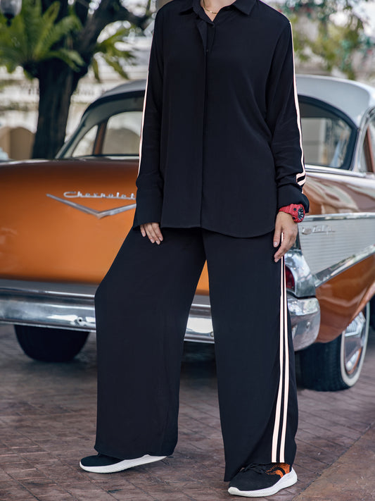 Black 2Pc Stitched - ALP-2PS-LKS-1334