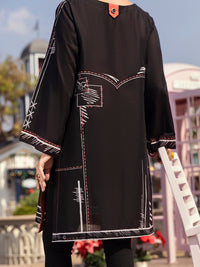 Black Lawn Tunic - ALP-LK-1338