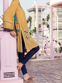 Mustard Lawn Tunic - ALP-LK-1343