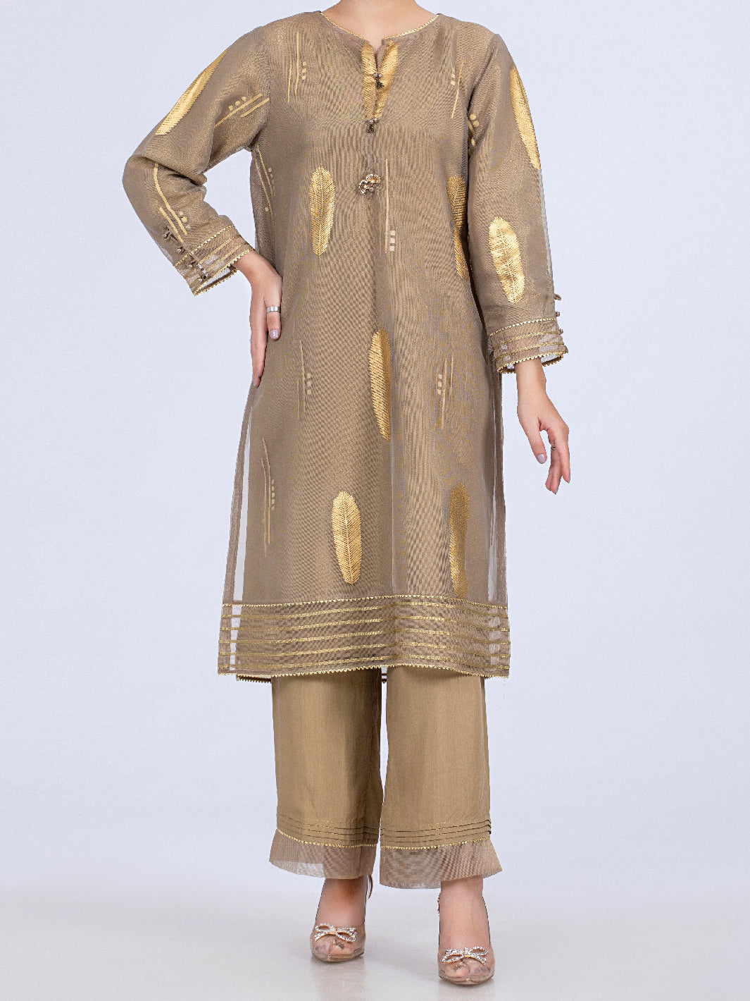 Golden Net Tunic - ALP-LK-1348
