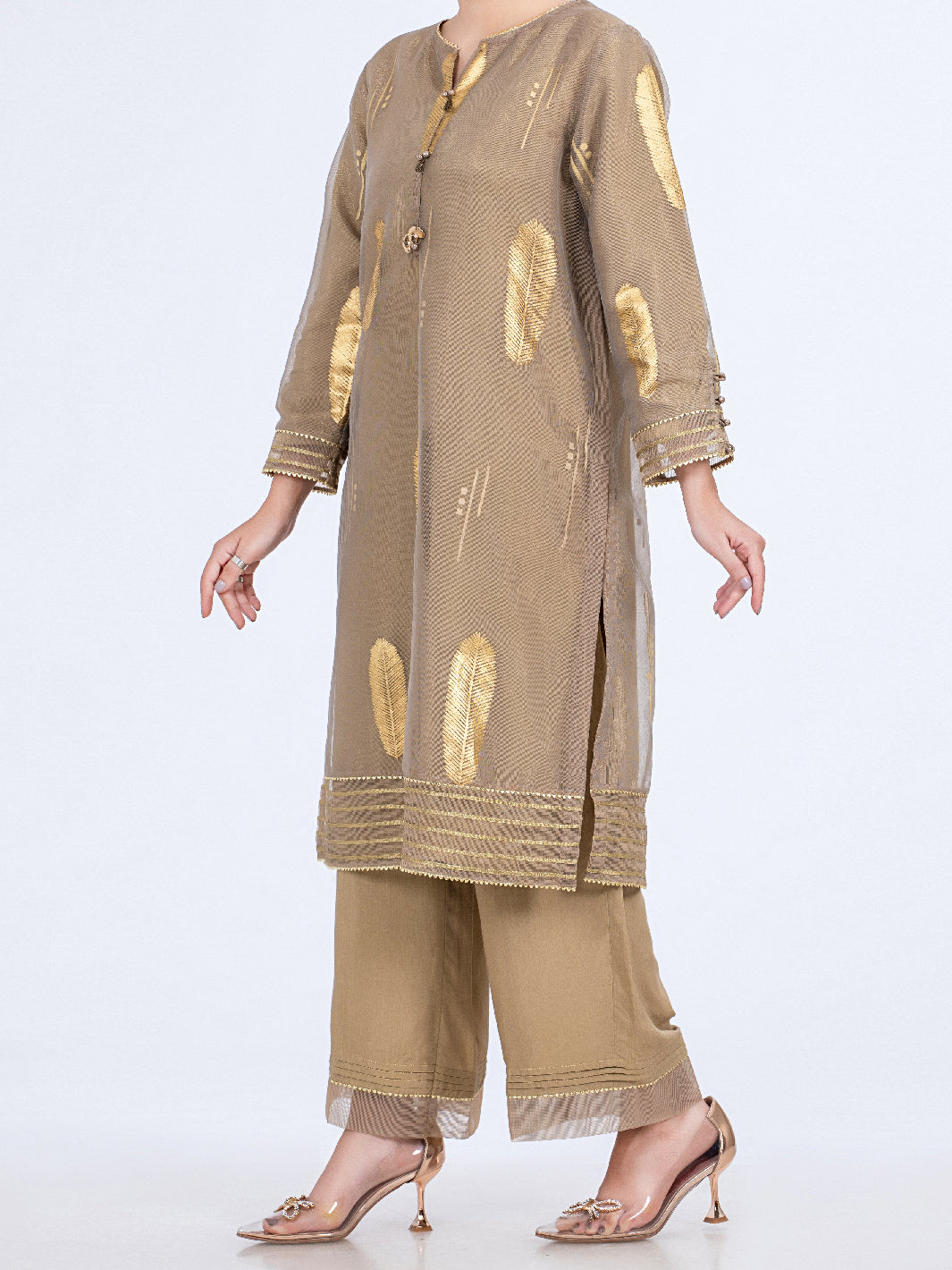 Golden Net Tunic - ALP-LK-1348
