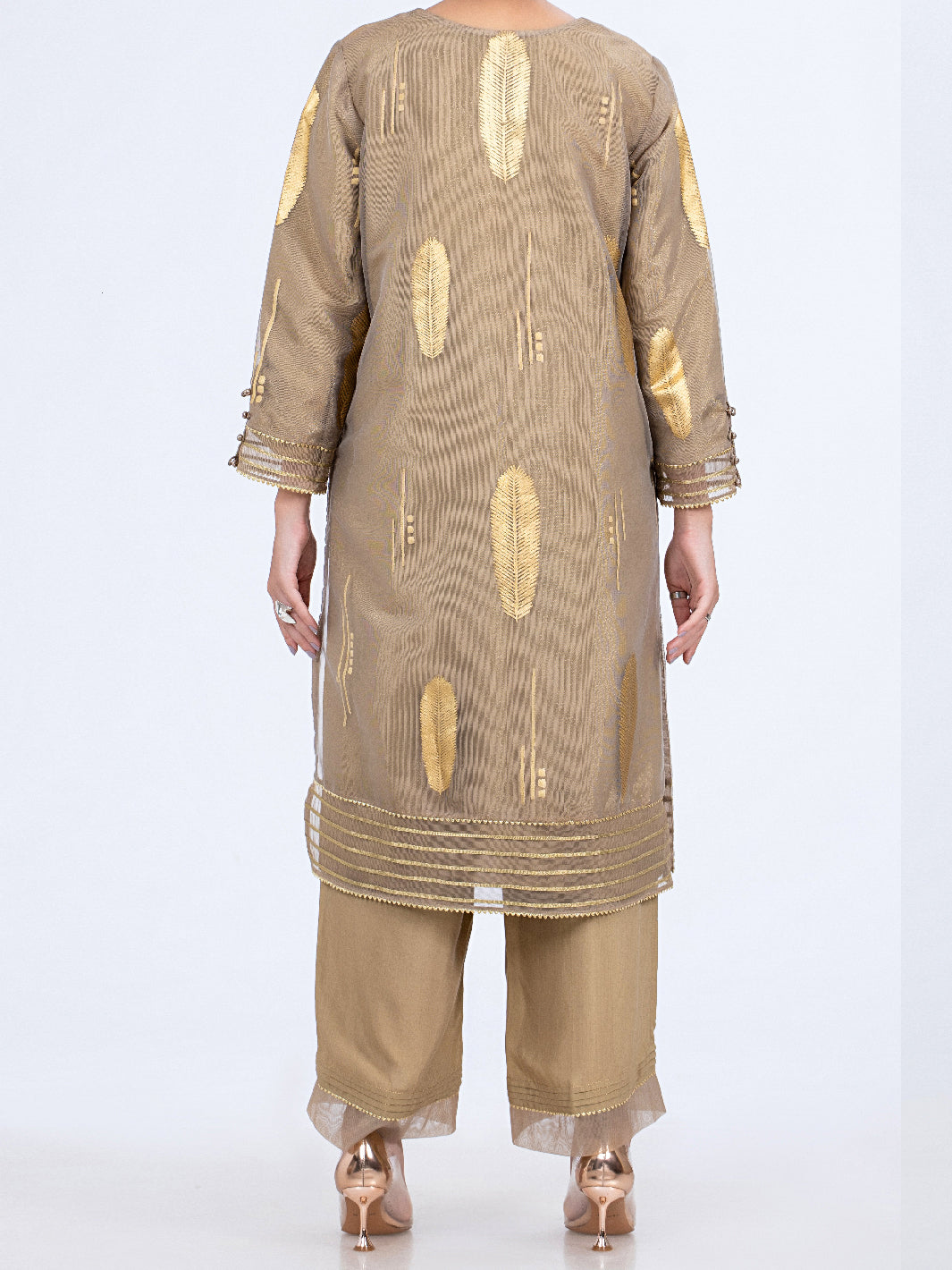 Golden Net Tunic - ALP-LK-1348