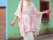 Pink Khaddi Net Tunic - ALP-LK-1352