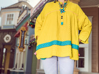 Lime Dobby Tunic - ALP-LK-1364