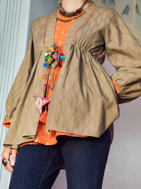 Army Green Dobby Tunic - ALP-LK-1365