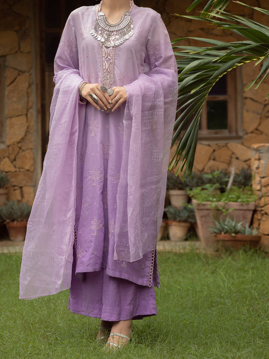 Light Purple 3 Piece Stitched - ALP-3PS-1400