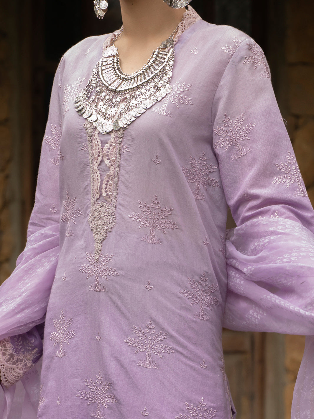 Light Purple 3Pc Stitched - ALP-3PS-1400