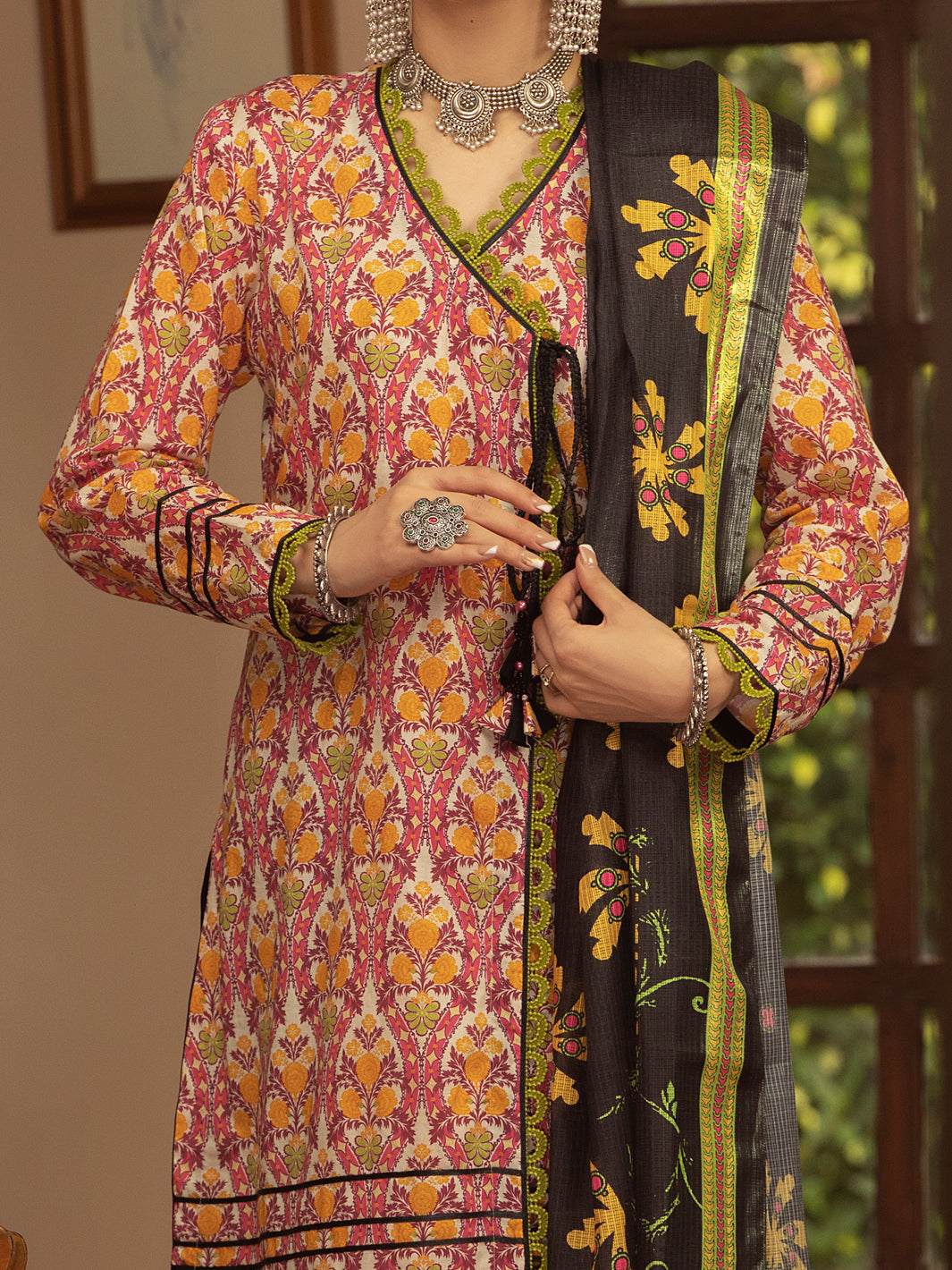 Multicolor Lawn 3Pc Stitched - ALP-3PS-1423