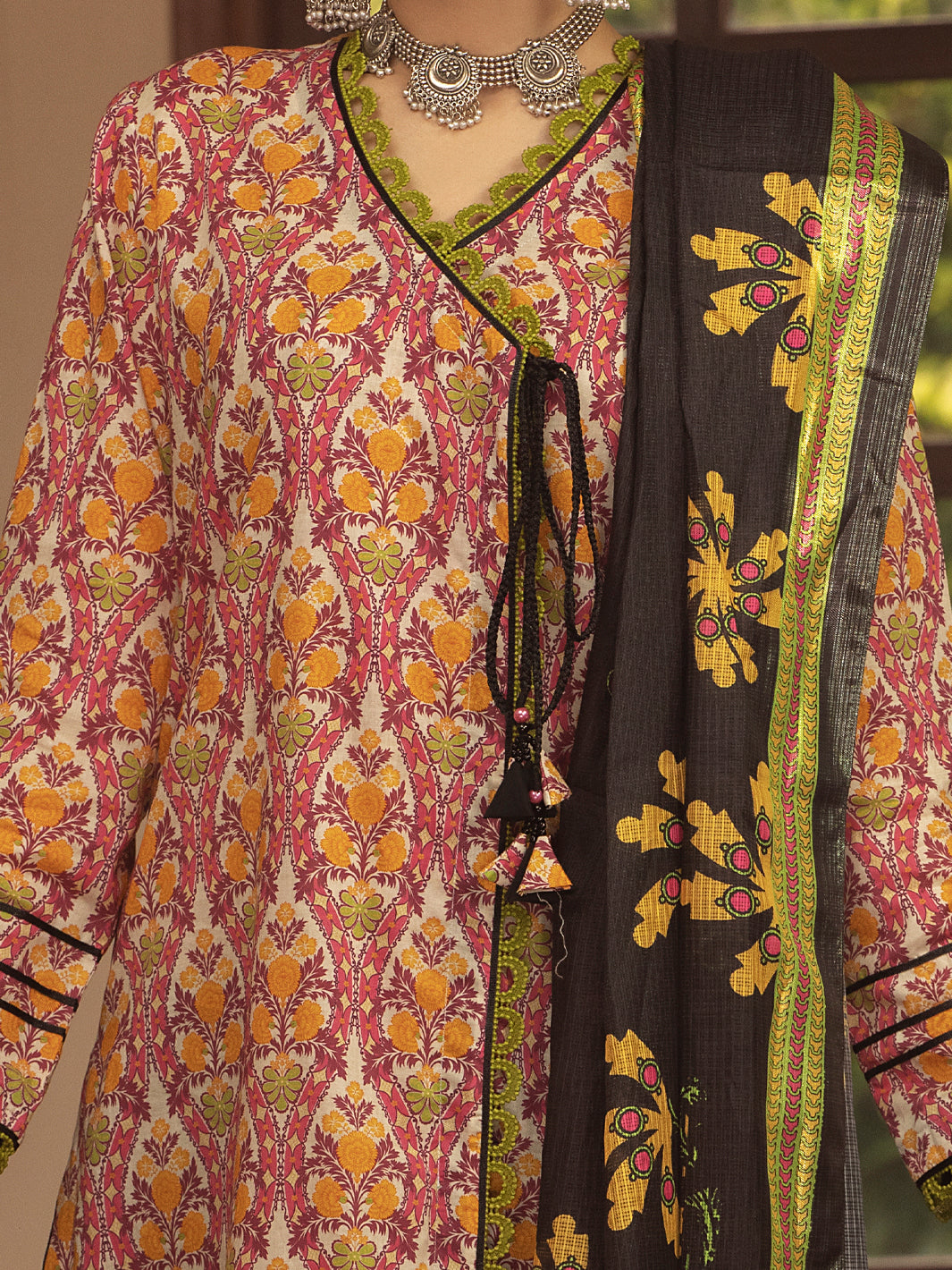 Multicolor Lawn 3Pc Stitched - ALP-3PS-1423