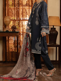 Blue Cambric 3Pc Unstitched - ALP-3PS-1425