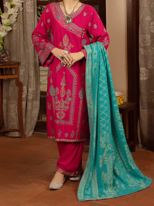 Pink 3Pc Stitched - ALP-3PS-1429