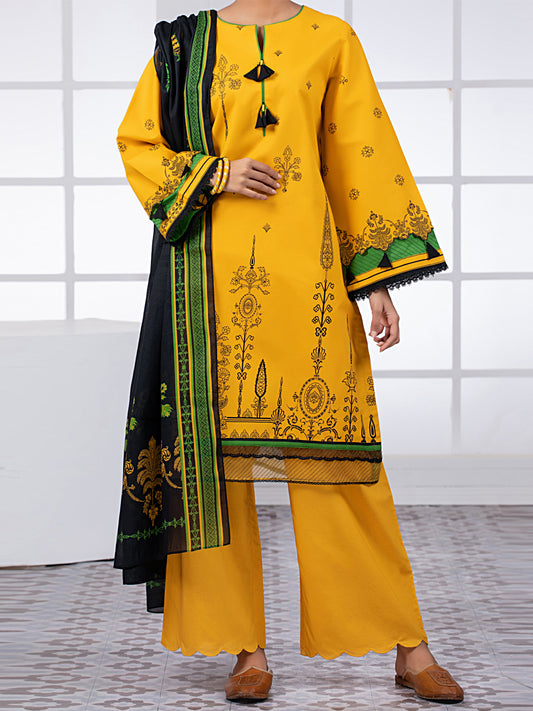 Mustard Lawn 2Pc Unstitched - ALP-2PS-1445A