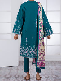 Teal Lawn 2Pc Unstitched - ALP-2PS-1447A