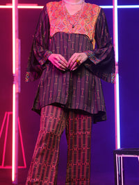 Maroon 2Pc Stitched - ALP-2PS-LKS-1460