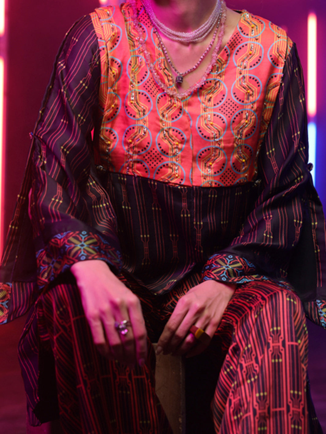 Maroon 2Pc Stitched - ALP-2PS-LKS-1460