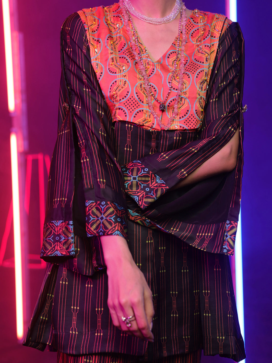 Maroon 2Pc Stitched - ALP-2PS-LKS-1460