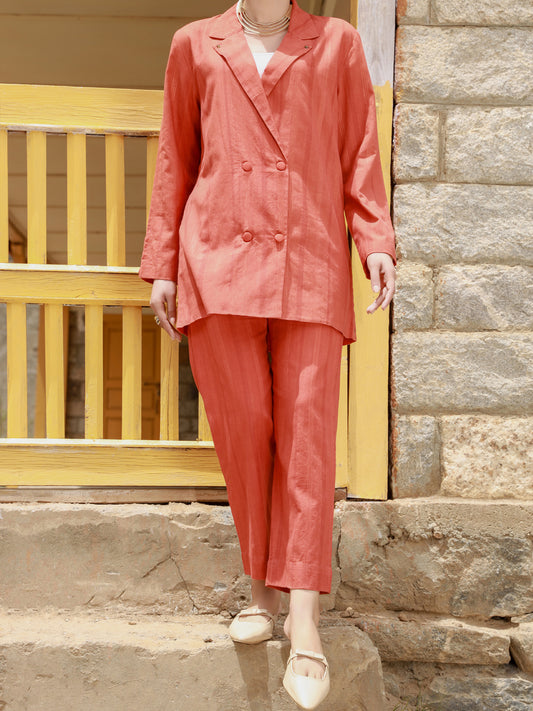 Rust Dobby 2 Piece Stitched - ALP-2PS-LKS-1465