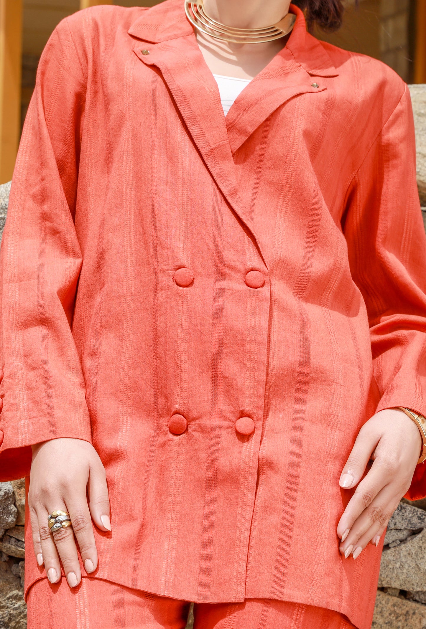Rust Dobby 2Pc Stitched - ALP-2PS-LKS-1465