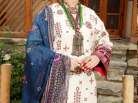 Beige Lawn 3Pc Unstitched - ALP-3PS-1474