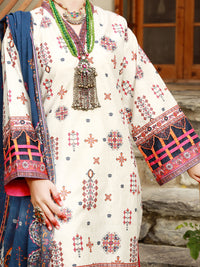 Beige Lawn 3Pc Unstitched - ALP-3PS-1474