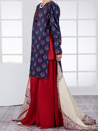 Blue Lawn 3Pc Unstitched - ALP-3PS-1484