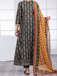 Dark Grey Lawn 3Pc Unstitched - ALP-3PS-1485