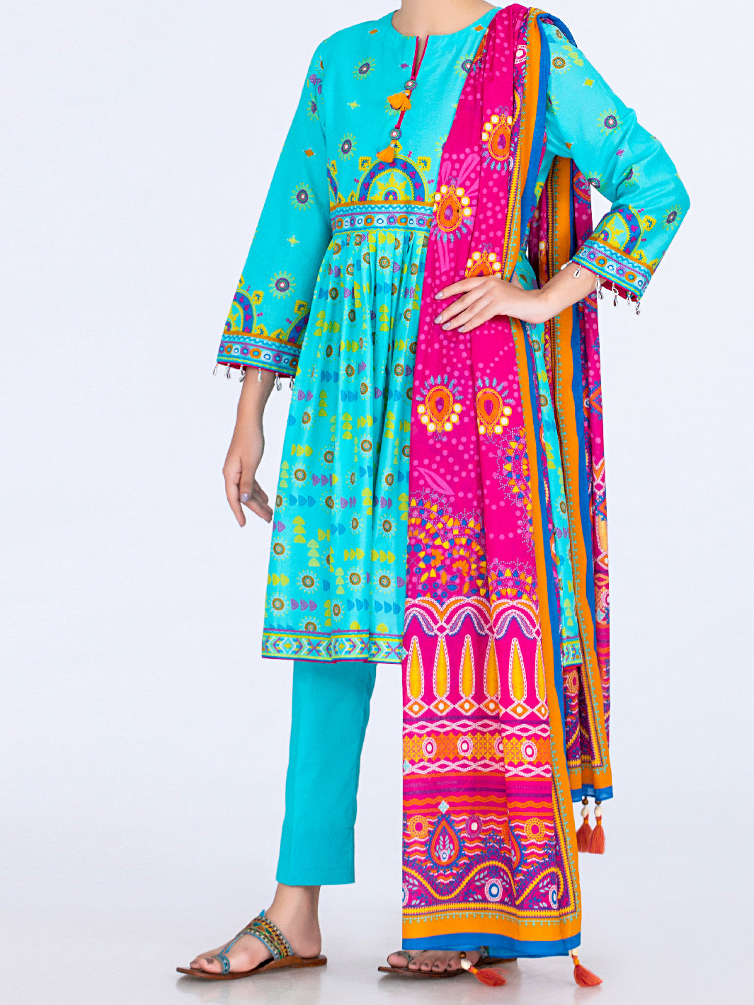 Ferozi Lawn 3Pc Unstitched - ALP-3PS-1496