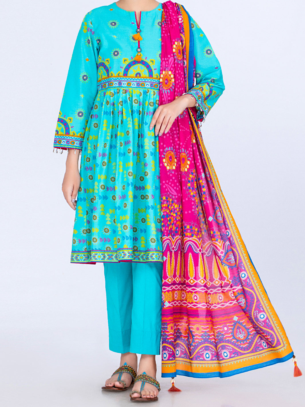 Ferozi Lawn 3Pc Unstitched - ALP-3PS-1496