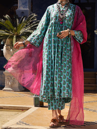 Aqua Lawn 3 Piece Stitched - ALP-3PS-1498