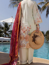 Pistachio Jacquard 3 Piece Unstitched - ALP-3PS-1518