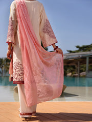 Peach Lawn 3 Piece Stitched - ALP-3PS-1519