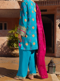 Ferozi Silk 3 Piece Unstitched - ALP-3PS-1524