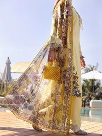 Yellow Yarn Dyed 3 Piece Unstitched - ALP-3PS-1527