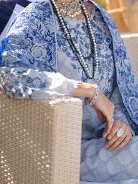 Light Grey Chanderi 3 Piece Stitched - ALP-3PS-1528