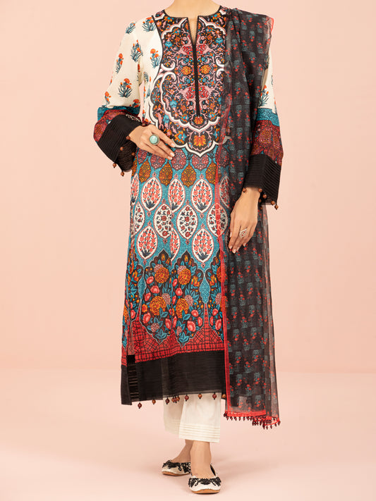 Multicolor Lawn 3 Piece Unstitched - ALP-3PS-1541