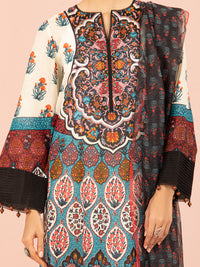 Multicolor Lawn 3 Piece Unstitched - ALP-3PS-1541
