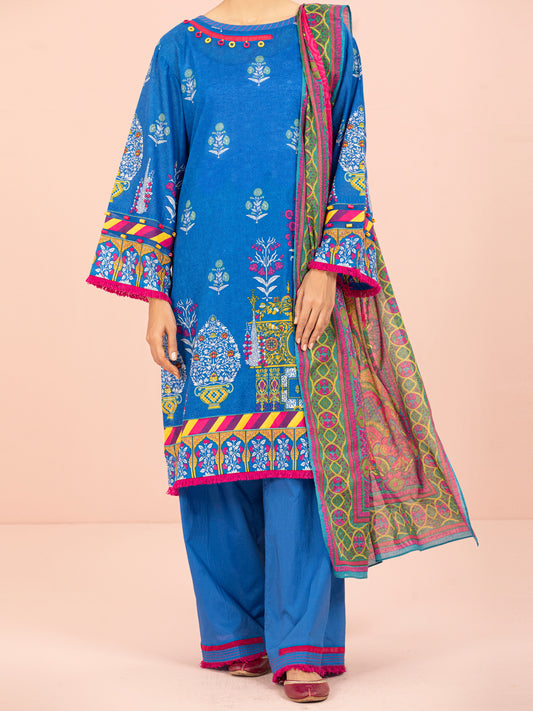Blue Lawn 3 Piece Unstitched - ALP-3PS-1545