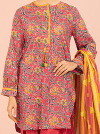 Pink Lawn 2Pc Unstitched - ALP-2PS-1560