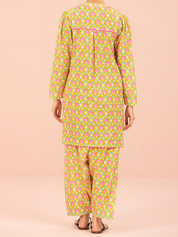 Yellow Lawn 2 Piece Unstitched - ALP-2PS-1564