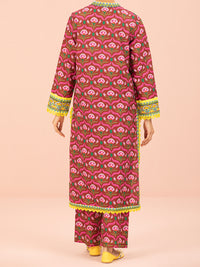 Maroon Lawn 2 Piece Unstitched - ALP-2PS-1565