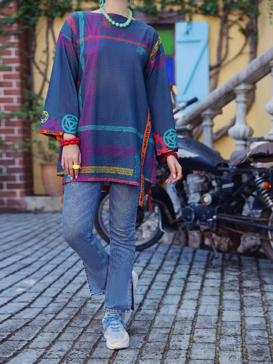 Teal Lawn Tunic - ALP-LK-1567