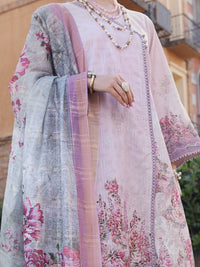 Light Pink Jacquard 3 Piece Stitched - ALP-3PS-1574