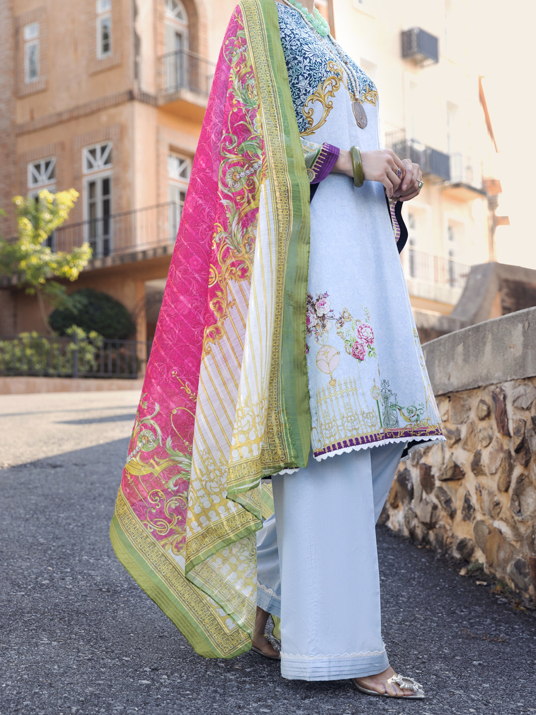 Grey Lawn 3Pc Unstitched - ALP-3PS-1577