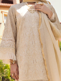 Beige Lawn 3Pc Unstitched - ALP-3PS-1588