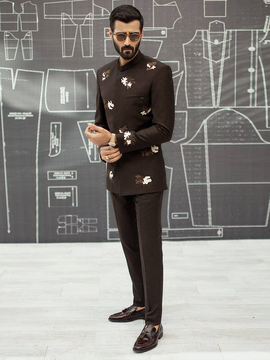 Brown Prince Coat  - AL-PCS-033