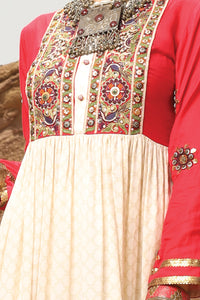 Off White 2Pc Formal Stitched - AL-2PS-LS-202