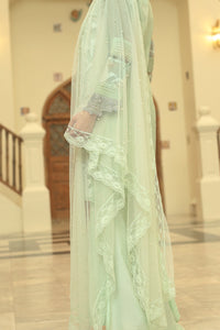 Silk & Organza 3Pc Unstitched Formal - AL-3PS-LS-UN-209