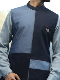 Blue Denim Waistcoat - WC-214